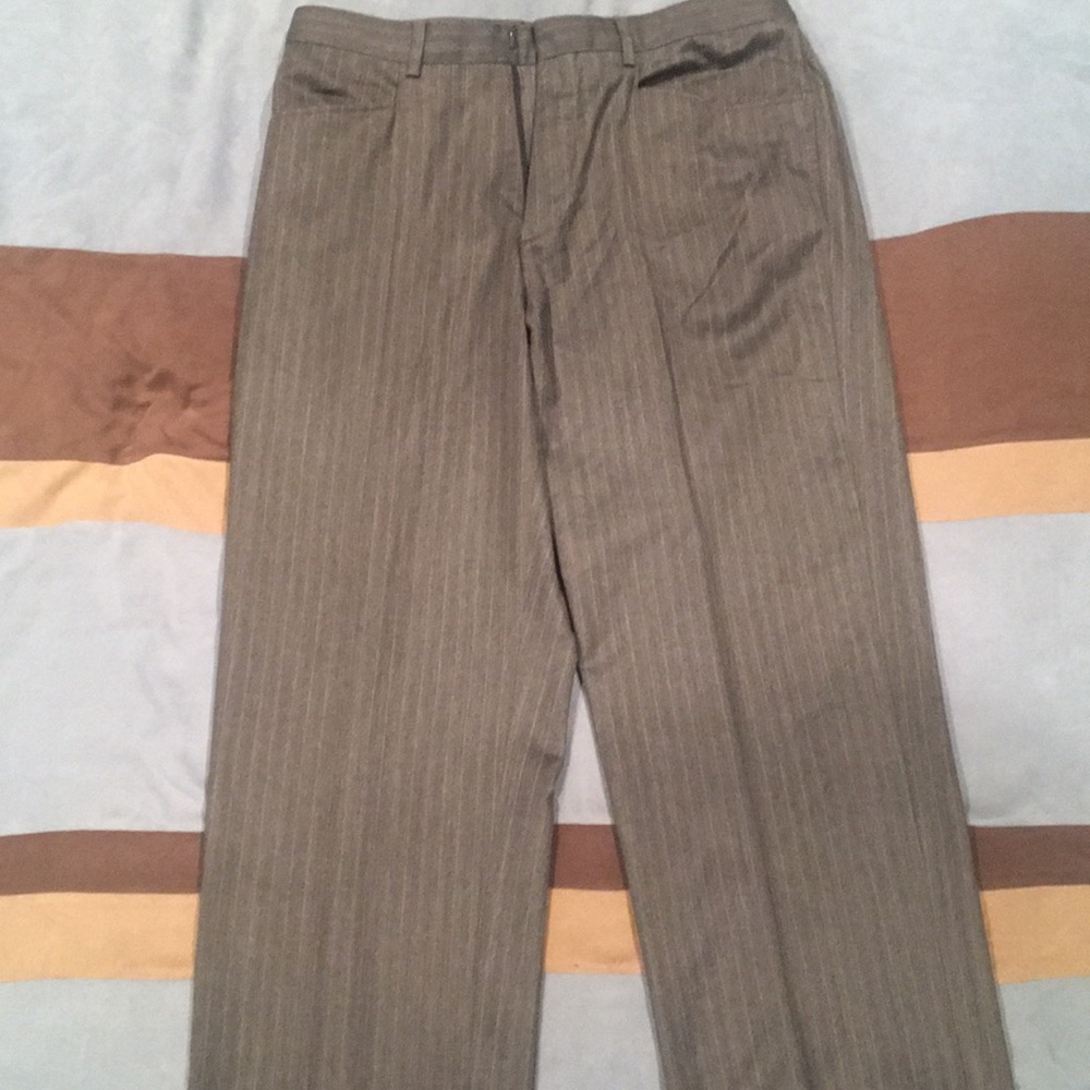 PerryEllis Striped Dress Pants